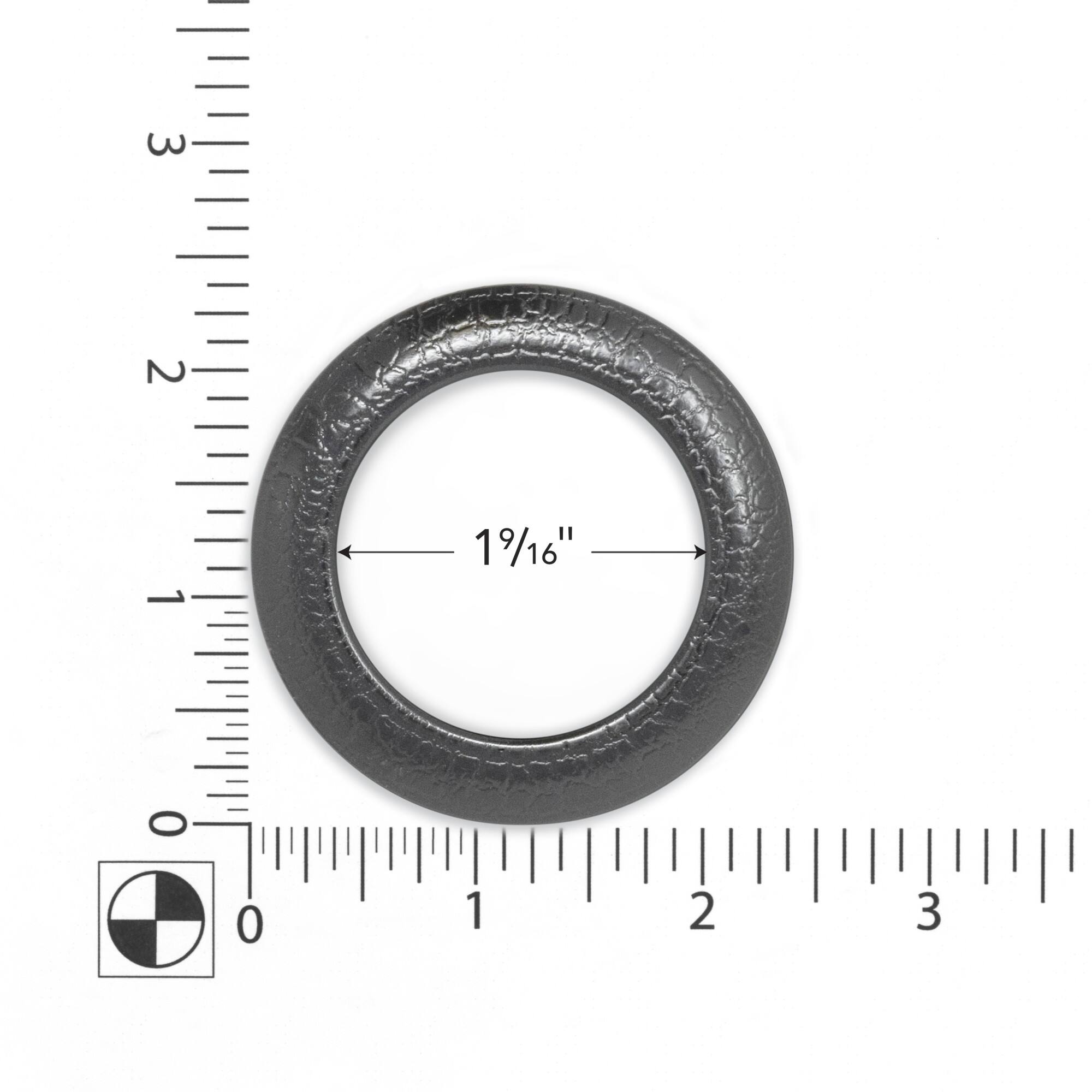 Dritz® Home 1.5" Textured Black Round Curtain Grommets, 8 Sets